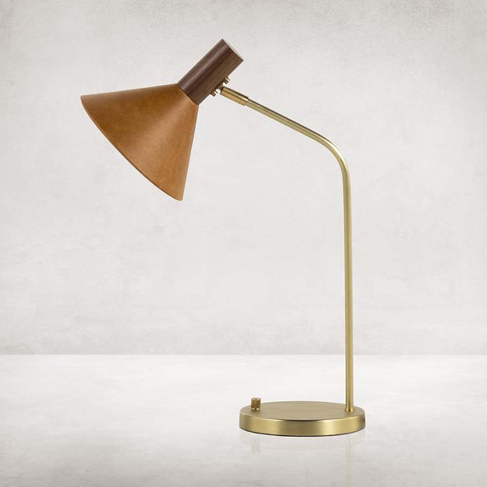 Lampe de bureau Four Hands Cullen - Noyer naturel