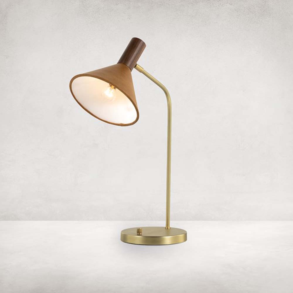 Lampe de bureau Four Hands Cullen - Noyer naturel
