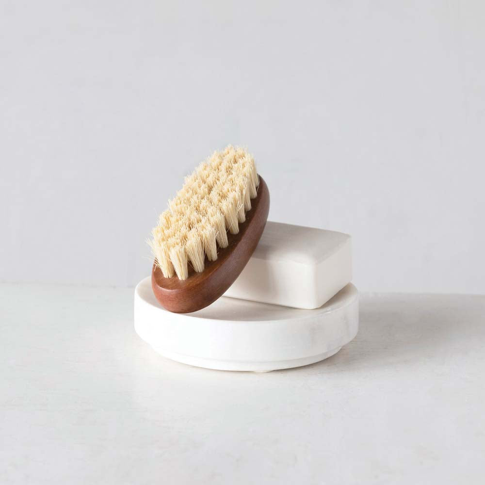 Porte-savon rond en marbre