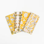 Serviettes de table artisanales du Vermont, couleur bouton d'or