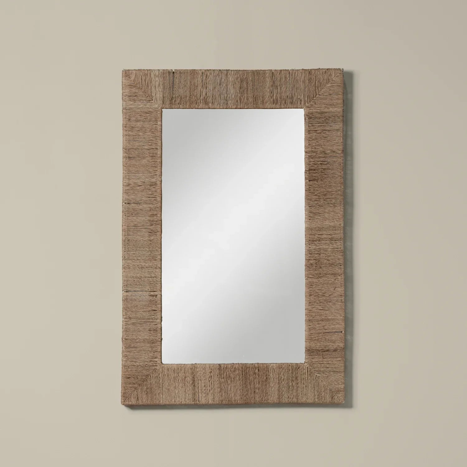 Miroir rectangulaire en jute Highball