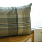 Coussin lombaire à carreaux Delacourt - 16 x 24