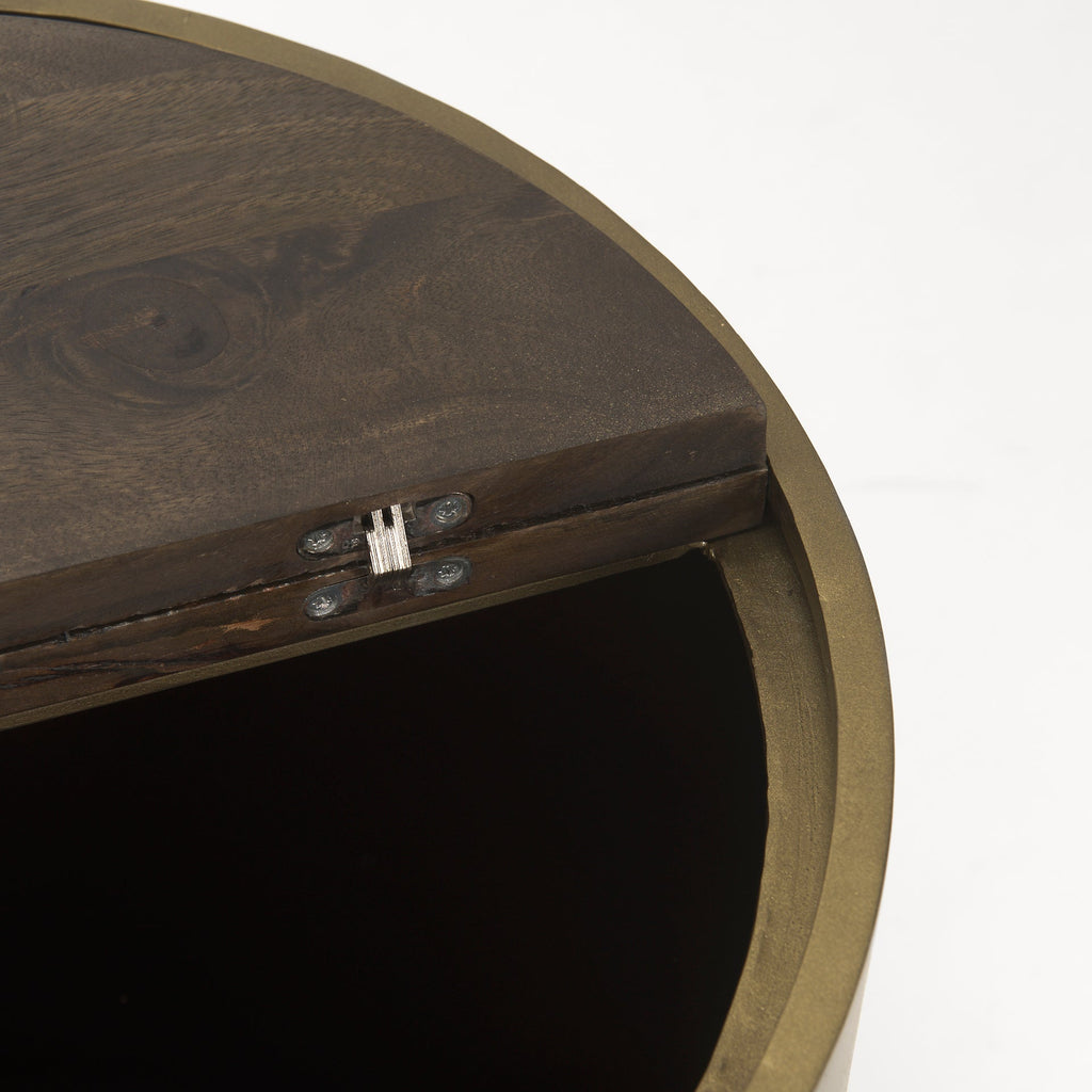 Table d'appoint Aurora dorée