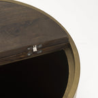 Table d'appoint Aurora dorée