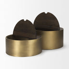 Tables basses gigognes Aurora couleur or