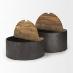 Tables basses gigognes Aurora noires