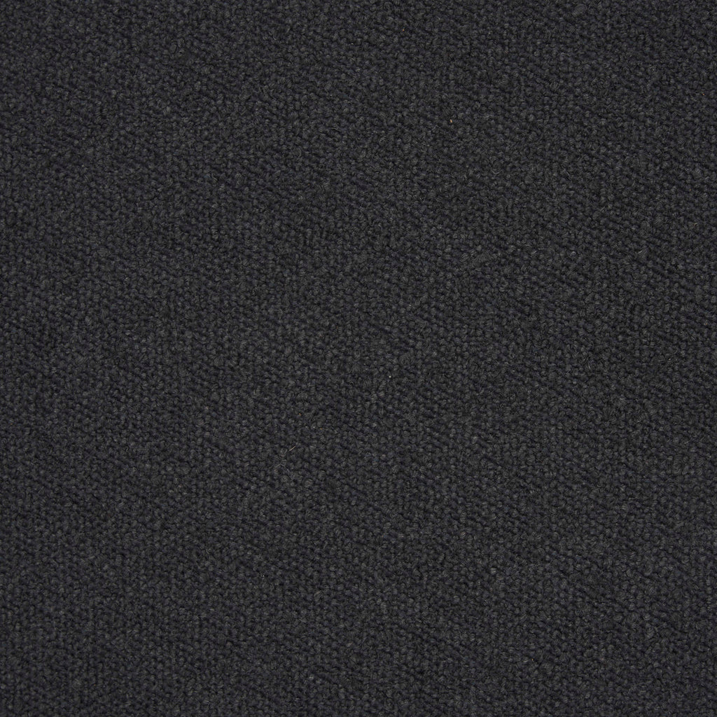 Pouf de rangement Ava en boucle noire