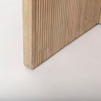 Table d'entrée Empire en marbre avec piètement cannelé