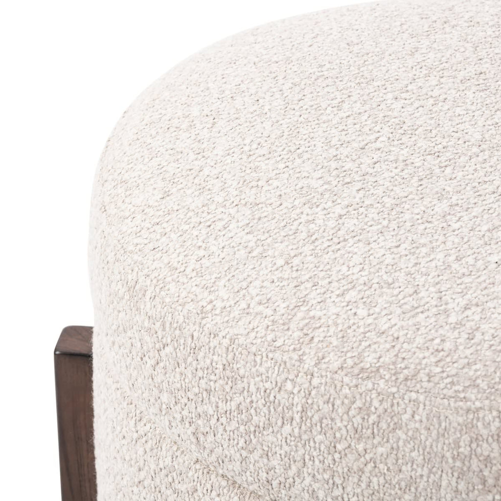 Pouf de rangement Four Hands Esben couleur Sattley Fog