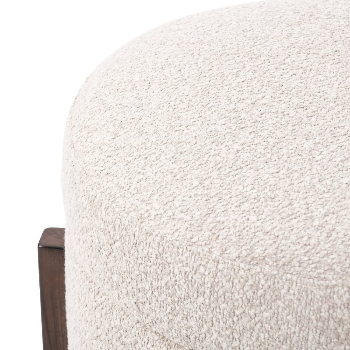Pouf de rangement Four Hands Esben couleur Sattley Fog