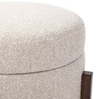 Pouf de rangement Four Hands Esben couleur Sattley Fog