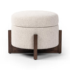 Pouf de rangement Four Hands Esben couleur Sattley Fog