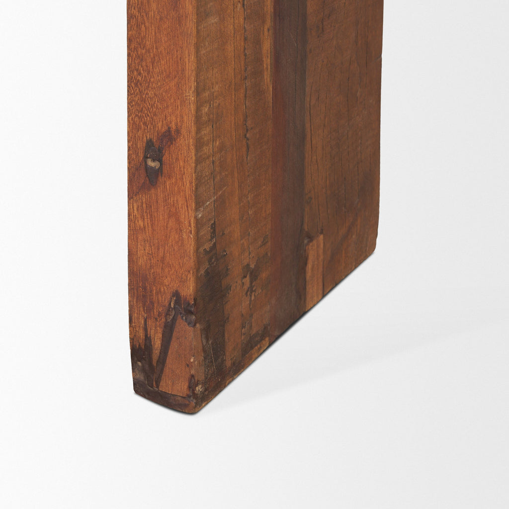 Table console 60 en bois de noisetier recyclé