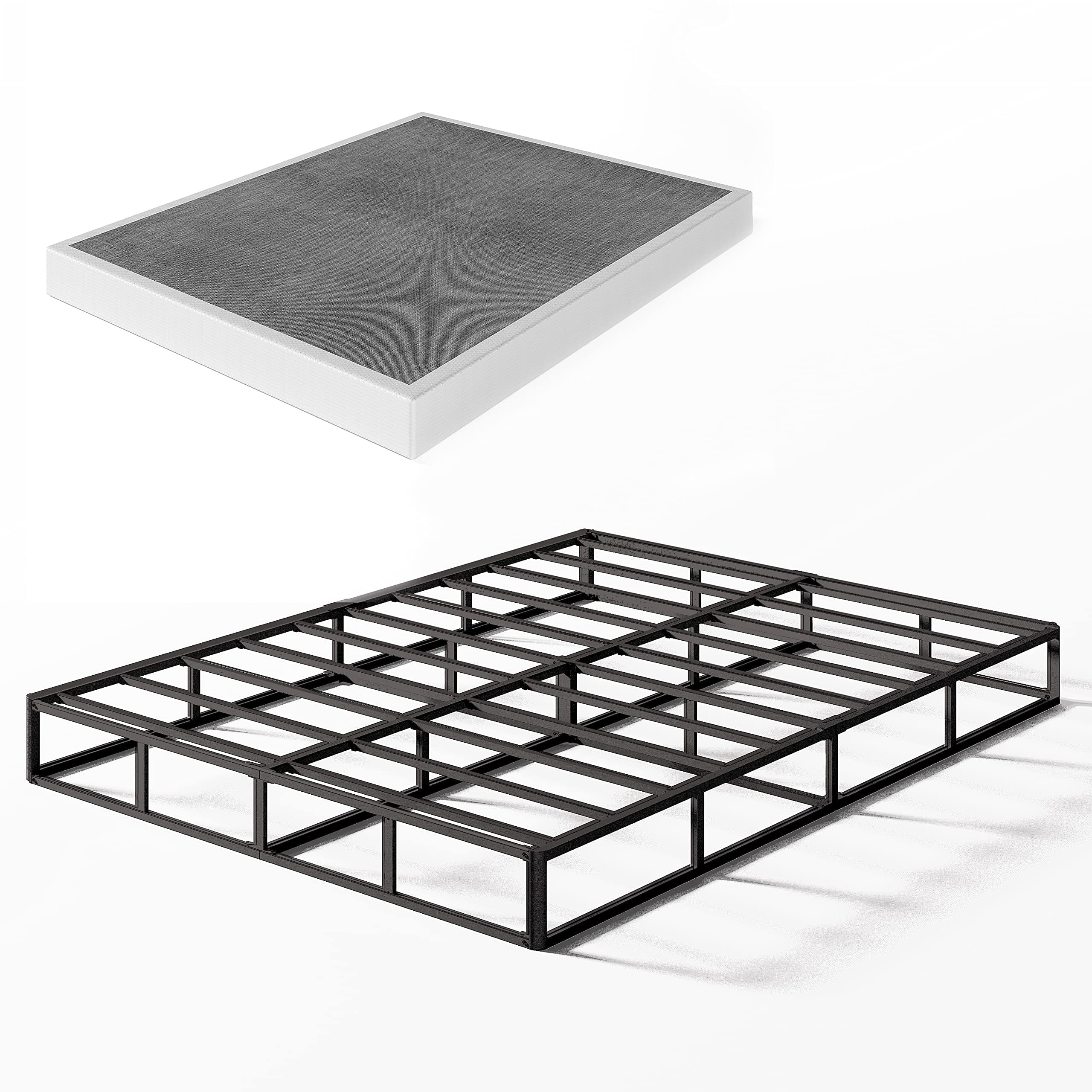 Ressort métallique extra-plat de 12,7 cm (5 pouces), structure robuste avec revêtement gris