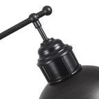 Suspension à trois lumières de style industriel/ferme, en métal, finition bronze huilé, pour îlot de cuisine.