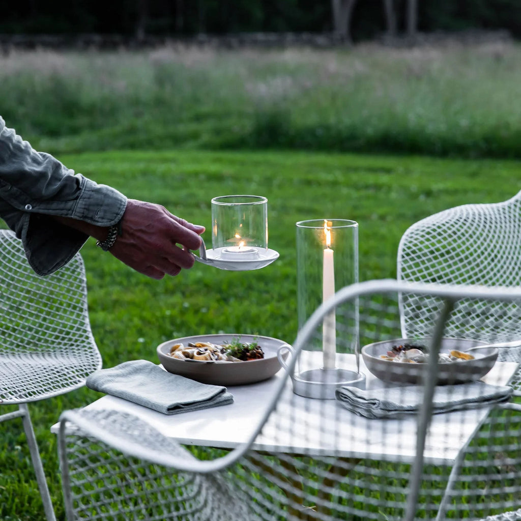 Poterie de ferme Garde-manger Ouragan à bougies chauffe-plat