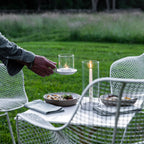 Poterie de ferme Garde-manger Ouragan à bougies chauffe-plat