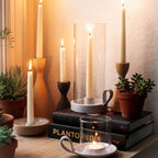 Poterie de ferme Garde-manger Ouragan à bougies chauffe-plat