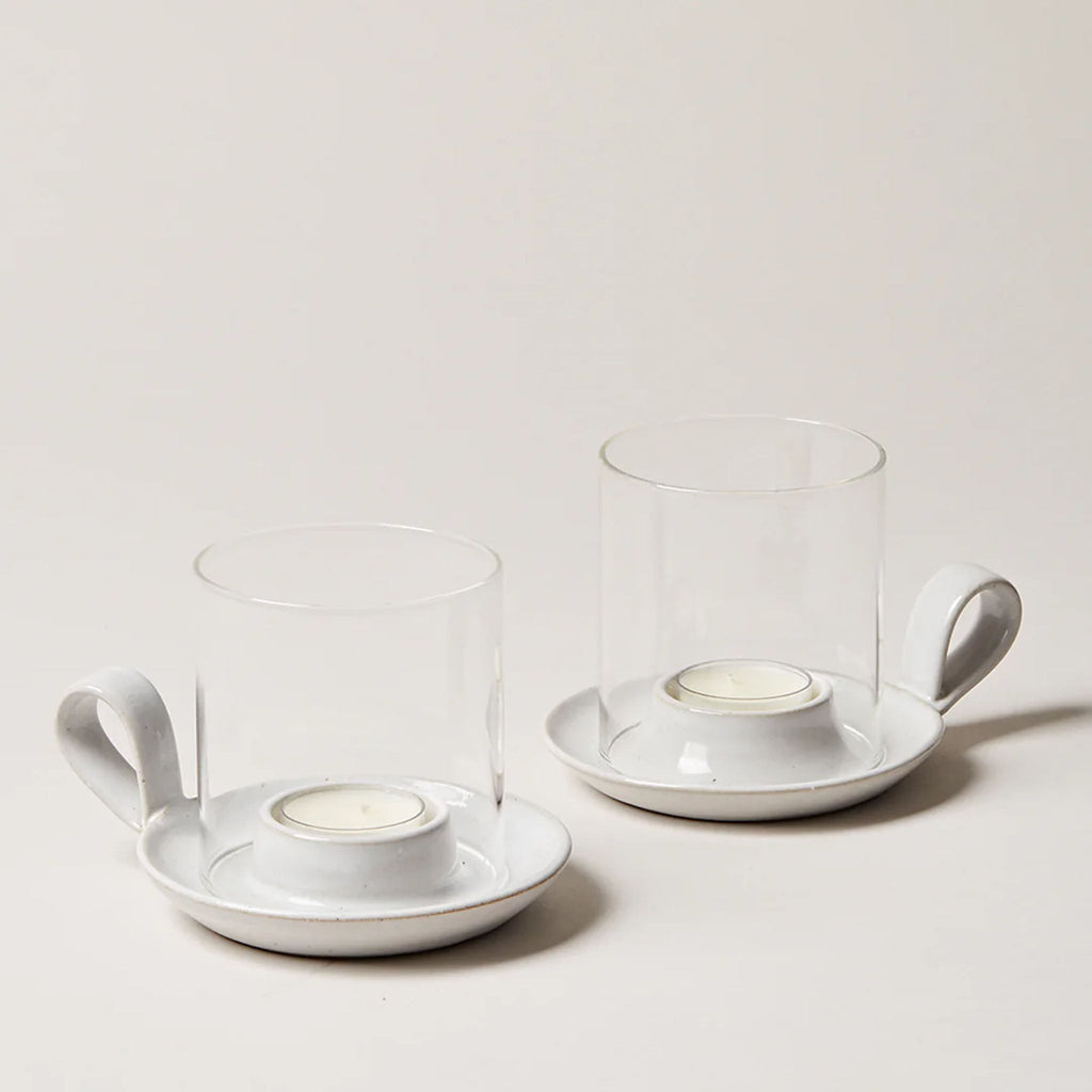 Poterie de ferme Garde-manger Ouragan à bougies chauffe-plat