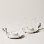 Poterie de ferme Garde-manger Ouragan à bougies chauffe-plat