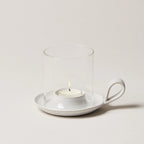 Poterie de ferme Garde-manger Ouragan à bougies chauffe-plat