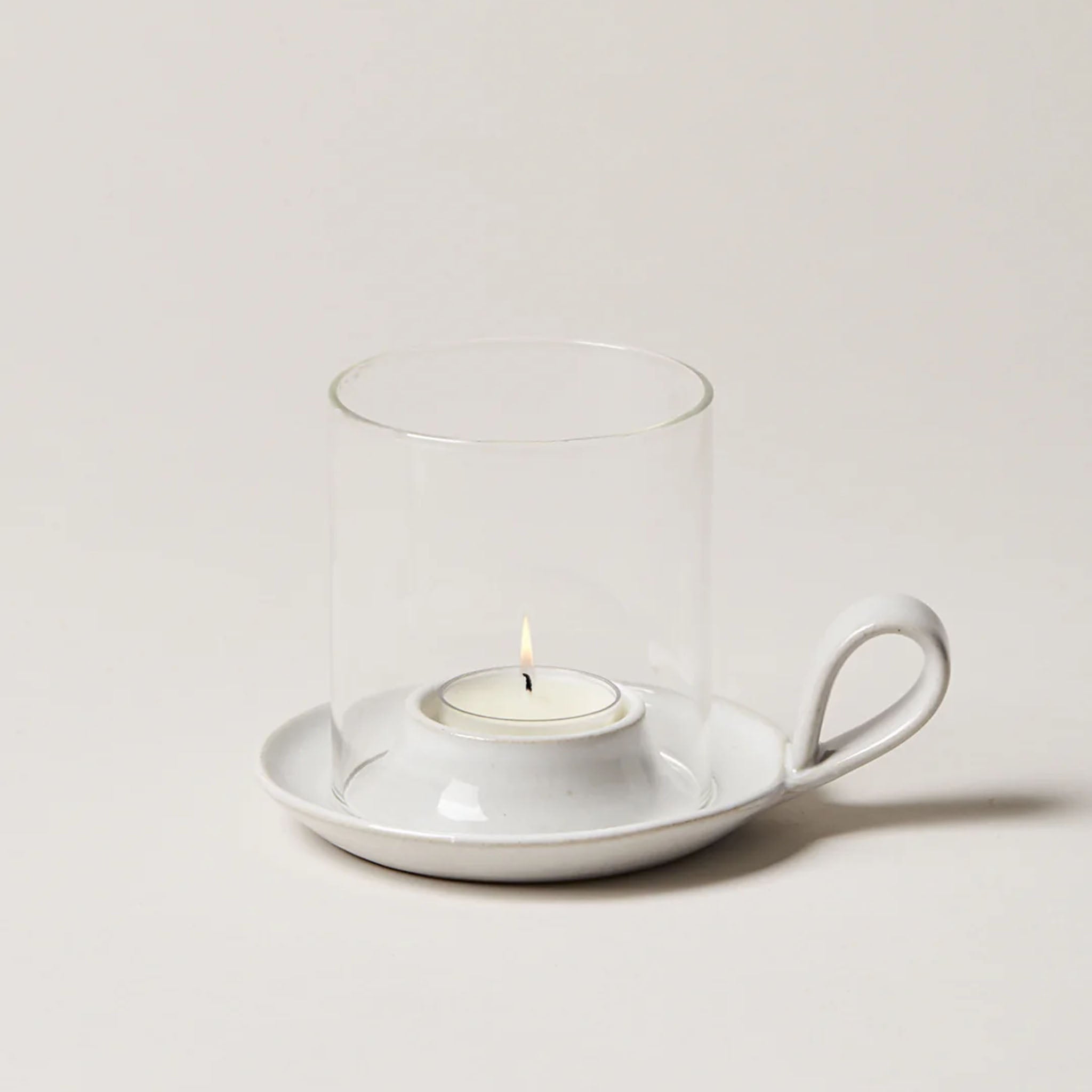 Poterie de ferme Garde-manger Ouragan à bougies chauffe-plat