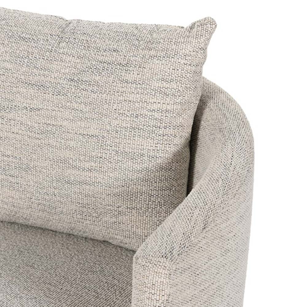 Chaise longue Four Hands Farrah en coton mérinos