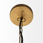 Pendentif Felicity en métal noir