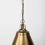 Pendentif Felicity en métal doré