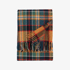 Couverture Pendleton Fireside, coloris Sycamore Gold et vert