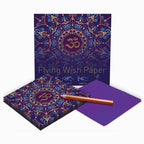 Papier à souhaits volant Om violet