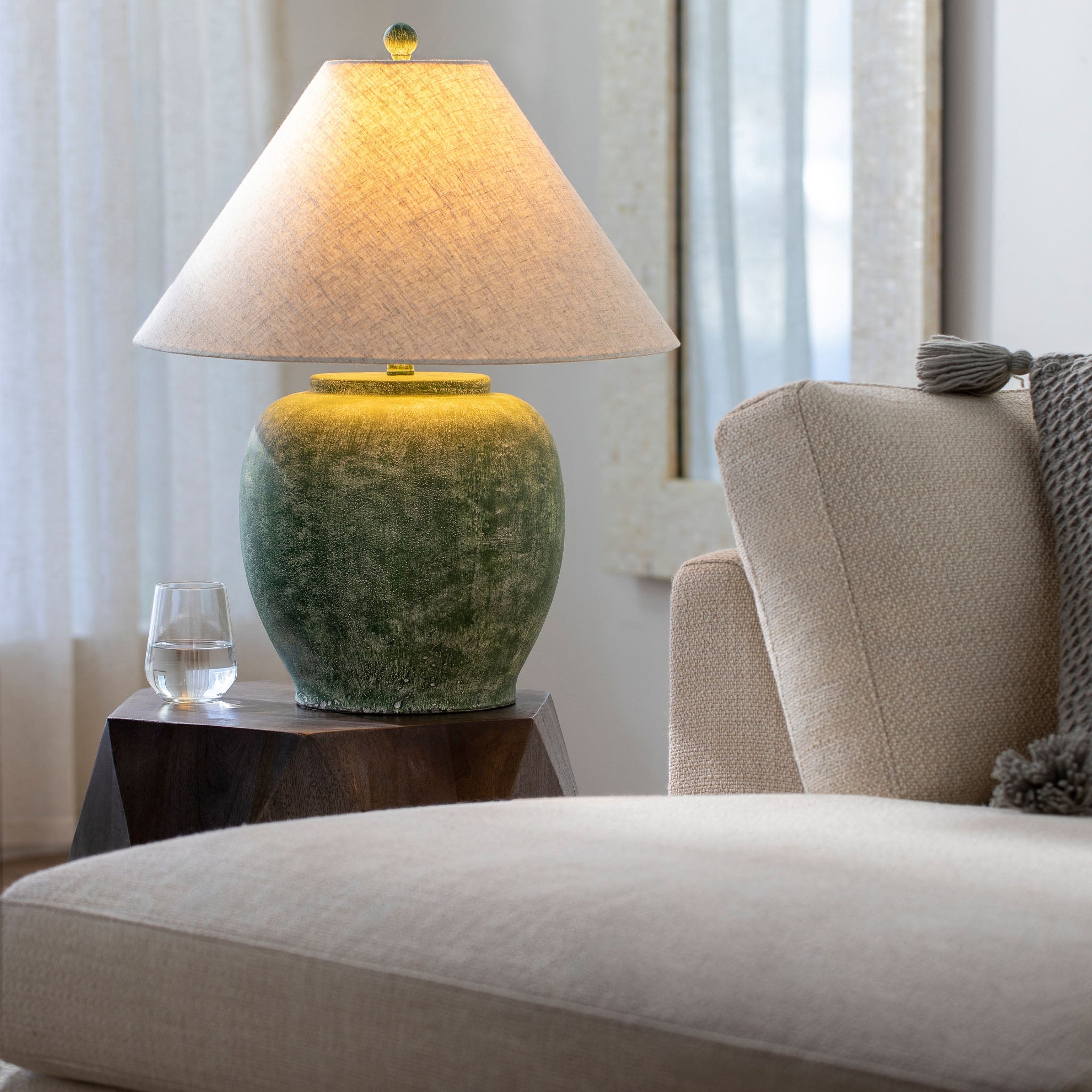 Lampe de table Patine