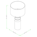 Lampe de table Fontaine