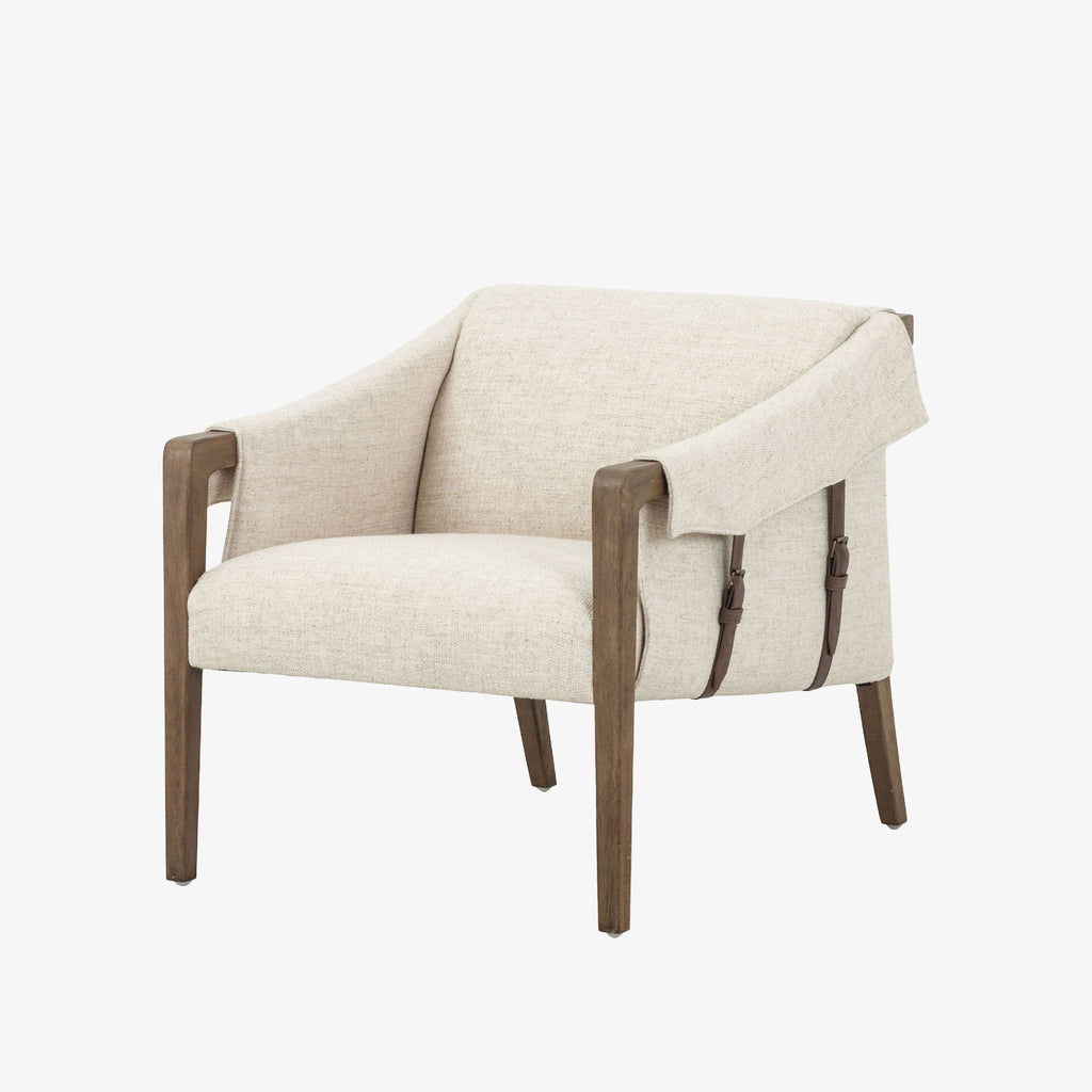 Fauteuil Bauer Four Hands - Crème Thames