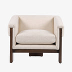 Fauteuil Four Hands Cairo couleur crème Thames