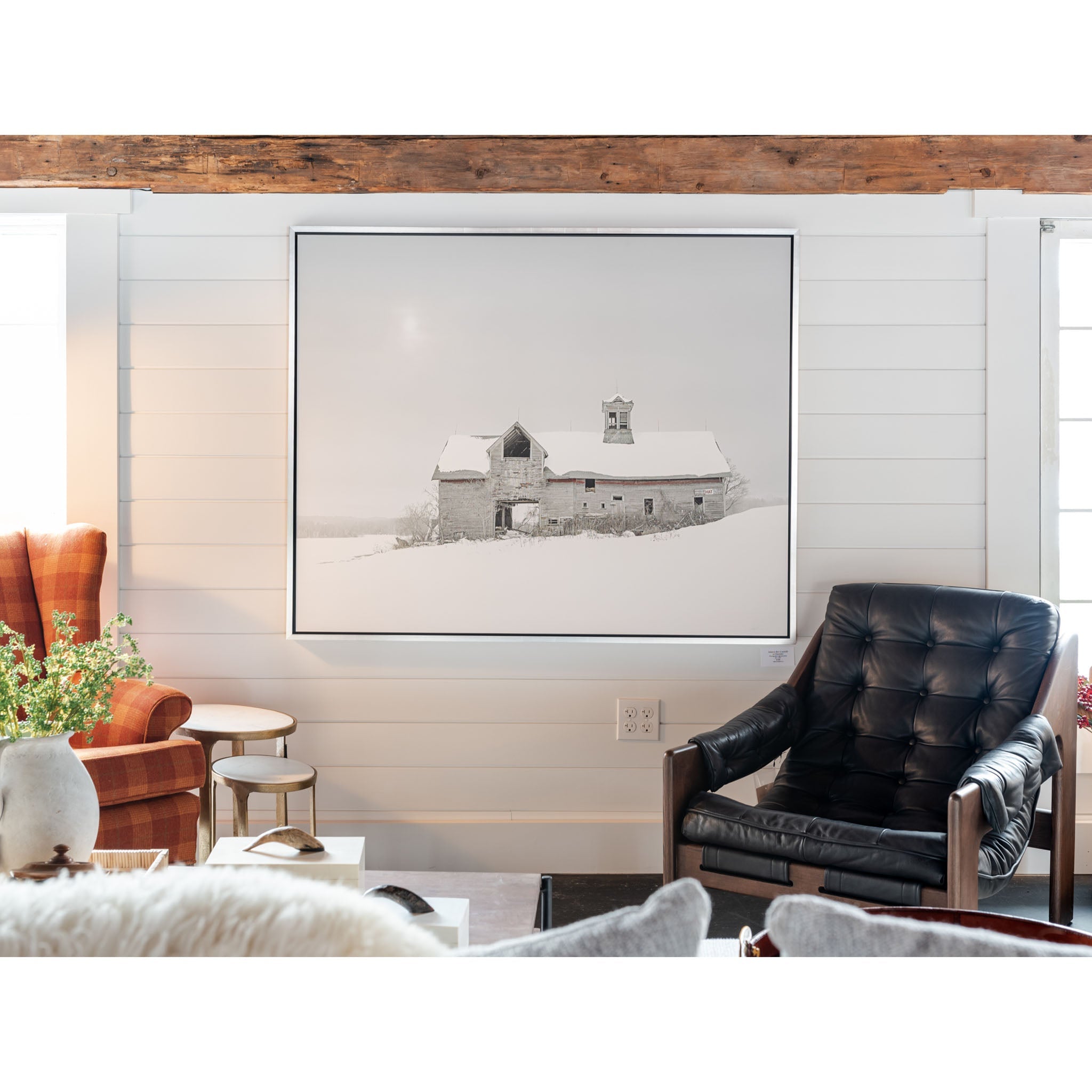 Fauteuil Halston Four Hands en noir Heirloom