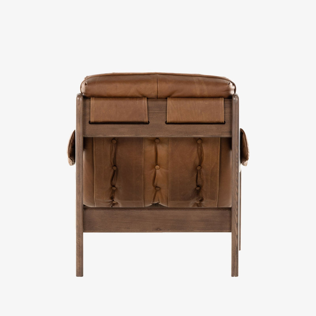 Fauteuil Halston Four Hands couleur Sienne Héritage