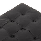 Pouf Halston Four Hands en noir héritage