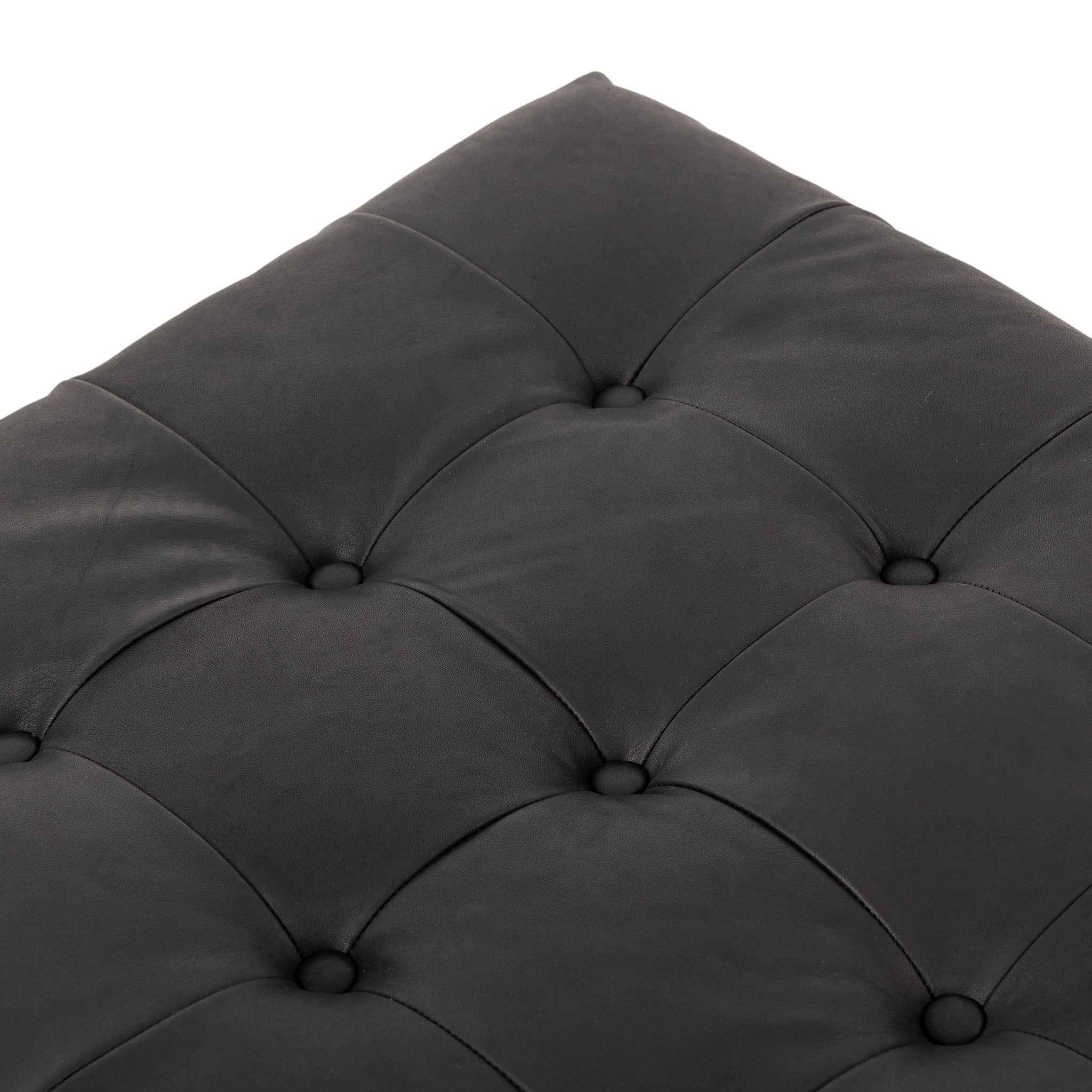 Pouf Halston Four Hands en noir héritage