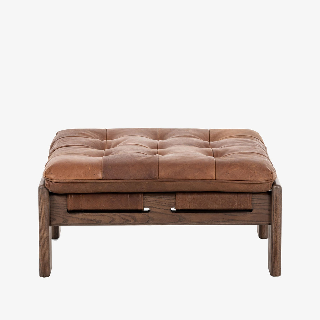 Pouf Halston Four Hands couleur Sienne Héritage