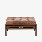 Pouf Halston Four Hands couleur Sienne Héritage