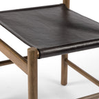 Chaise de salle à manger Kena de Four Hands, coloris Sonoma Black