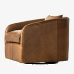 Fauteuil pivotant Topanga Four Hands couleur Sienne Héritage