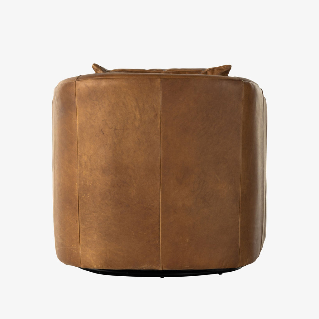 Fauteuil pivotant Topanga Four Hands couleur Sienne Héritage