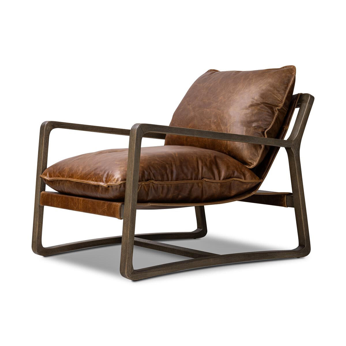 Fauteuil Four Hands Ace en châtaignier Raleigh 