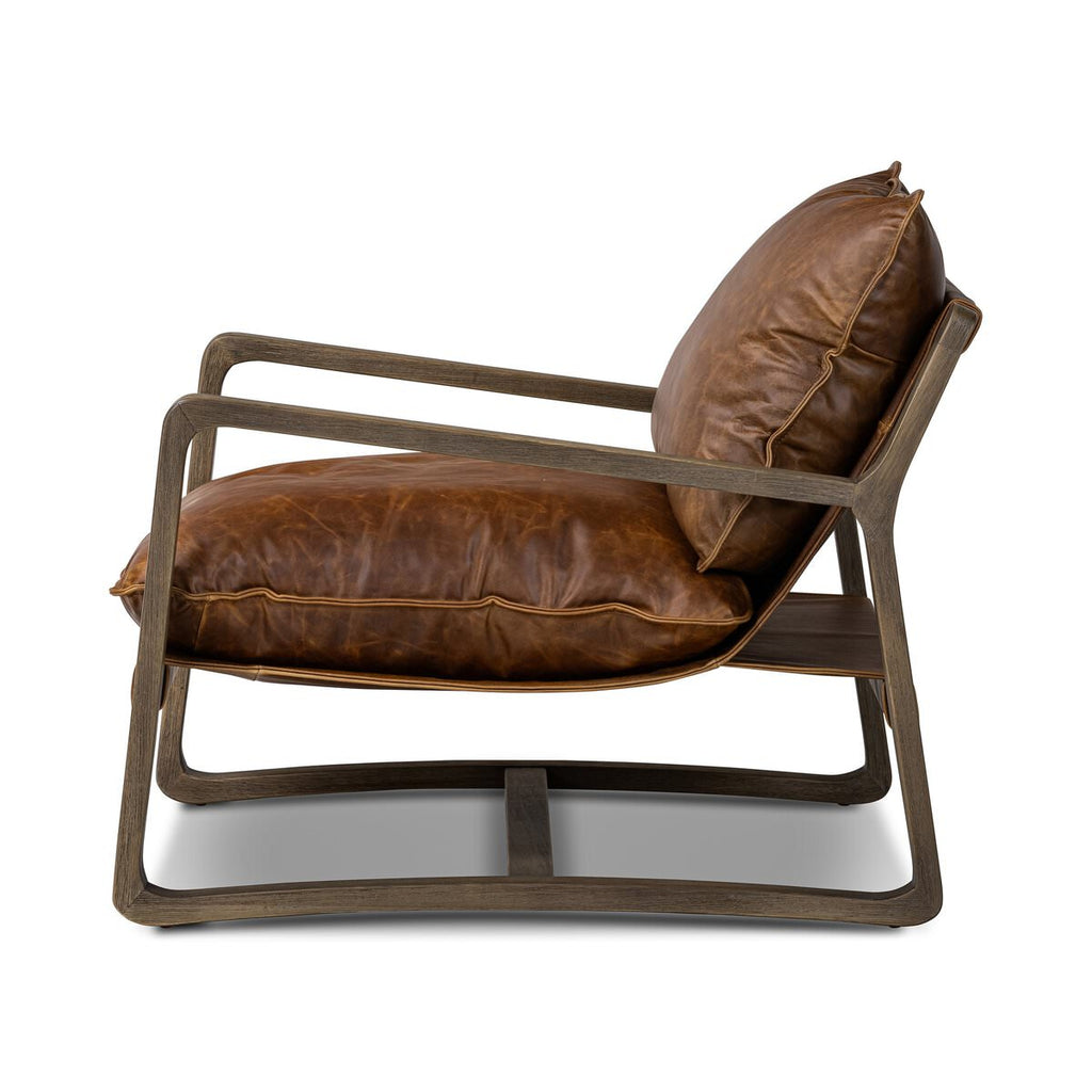 Fauteuil Four Hands Ace en châtaignier Raleigh 