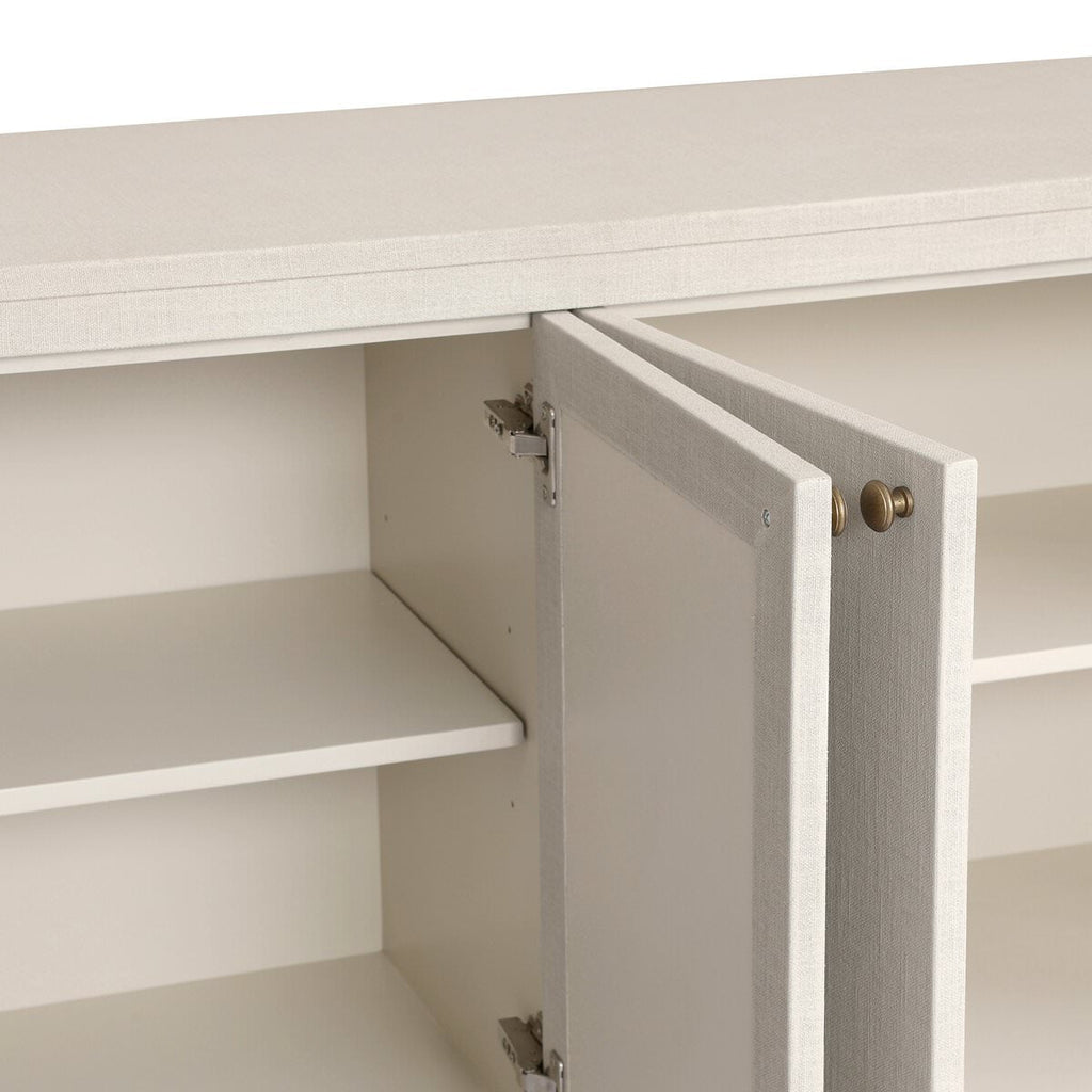 Buffet Amelia de Four Hands en lin peint ivoire