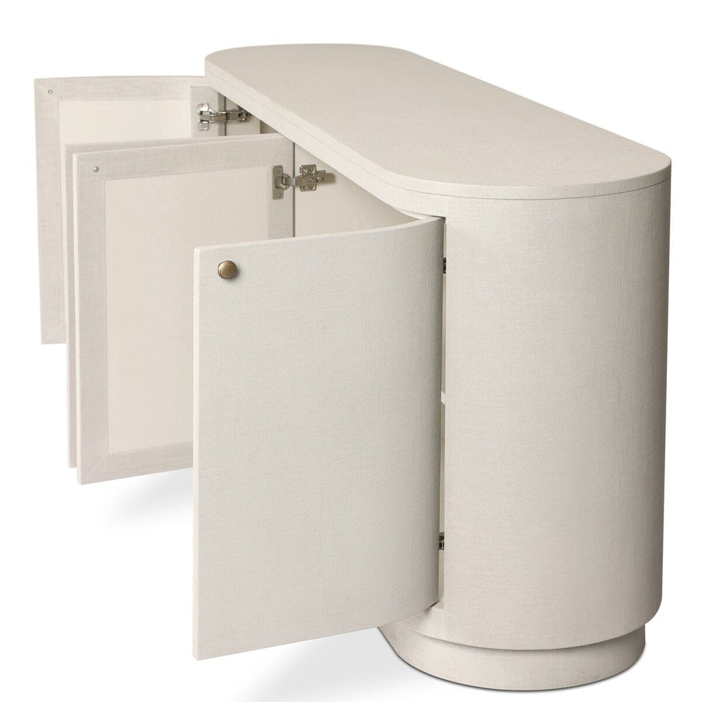 Buffet Amelia de Four Hands en lin peint ivoire