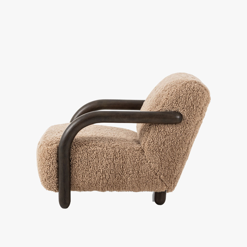 Fauteuil Aniston Four Hands couleur Andes Toast