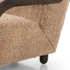 Fauteuil Aniston Four Hands couleur Andes Toast